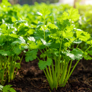 photograph of cilantro growing 380840 HAg