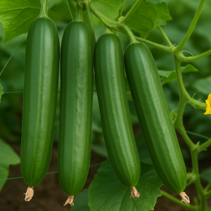photograph of tendergreen burpless cucumbers